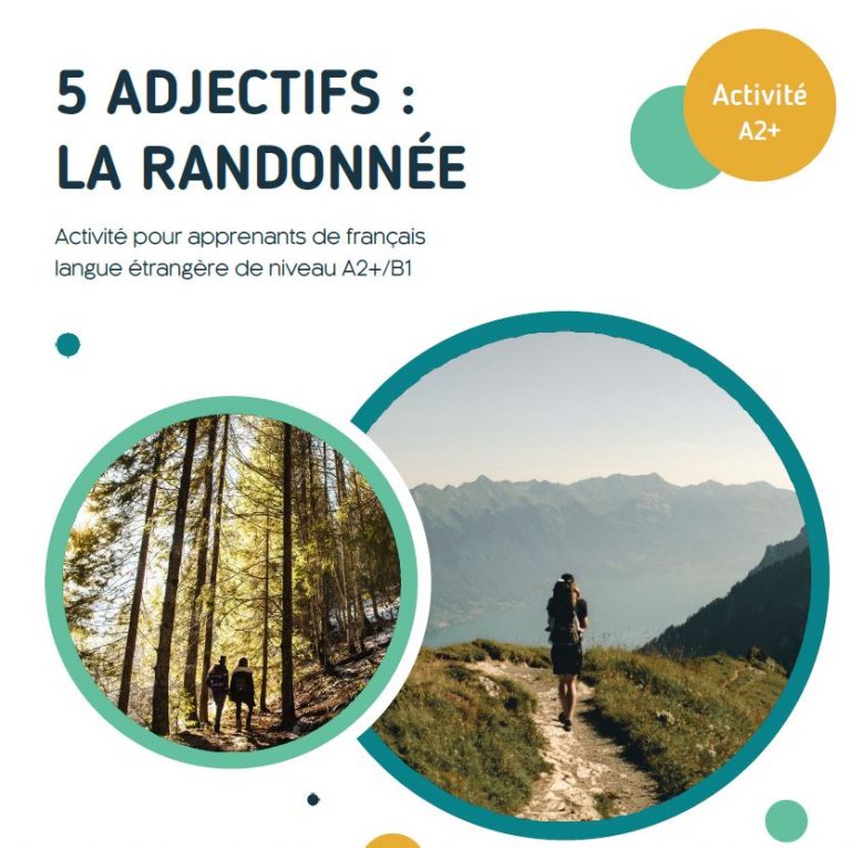 Activité pour apprenants de FLE A2 B1
