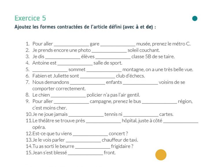 Fiche pédagogique sur l'article