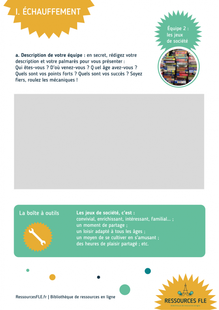 Fatal débat FLE B1 B2 | jeux de société ou jeux vidéo ? – Image 2