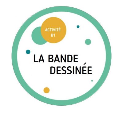 Activité FLE B1 | Cinq adjectifs | La bande dessinée